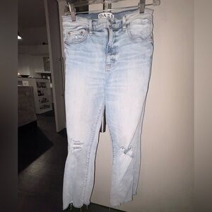 DAZE Light Blue Women's Straight Leg Jeans